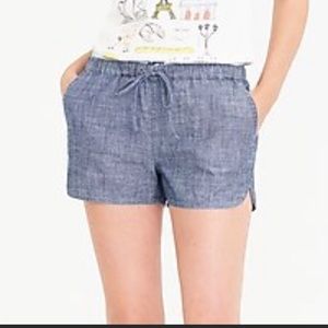 JCrew chambray shorts